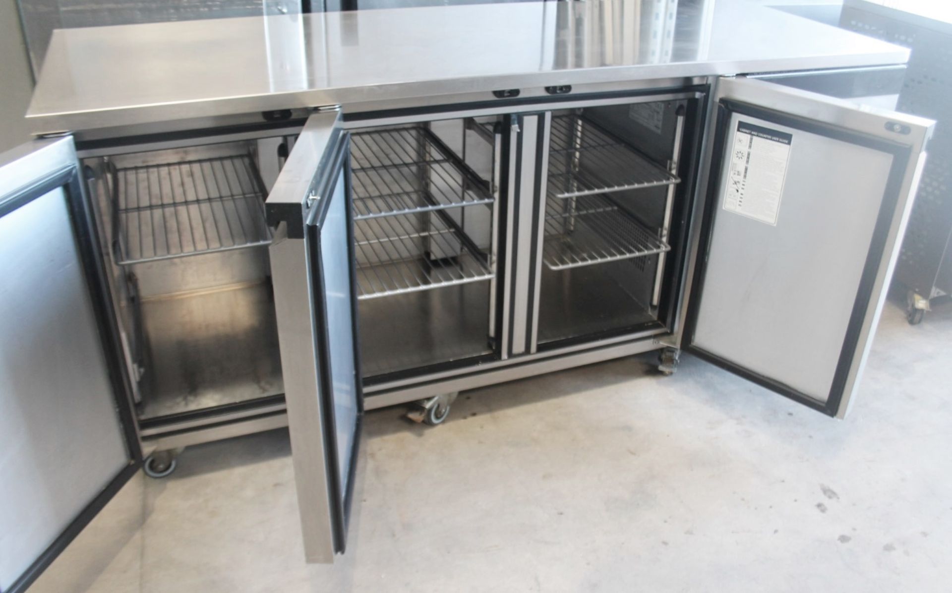 1 x Fosters EcoPro G2 3-Door Commercial Refrigerated Counter - Ref: GEN591 WH2 - CL802 UX - Image 3 of 8