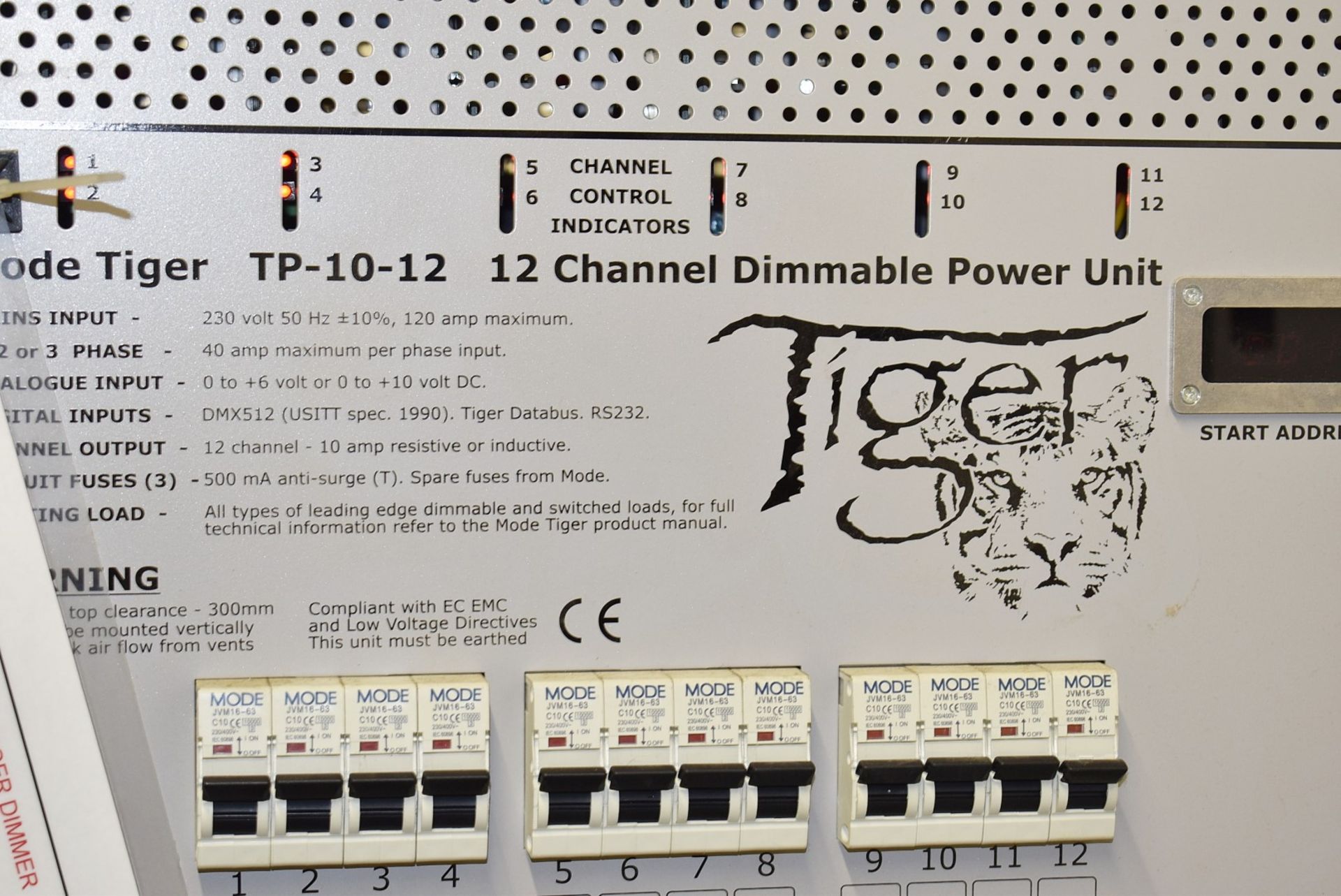 1 x TIGER 12-Channel Dimmable Power Unit (Model: TP-10-12) - From a Popular Italian-American Diner - - Image 2 of 2