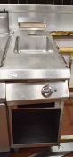 1 x ANGELO PO Commercial Stainless Steel Chip Scuttle - 240V - From a Popular Italian-American Diner