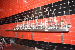 1 x Wall Mounted Stainless Steel Shelf - 182 x 30 cms - From a Popular American Diner