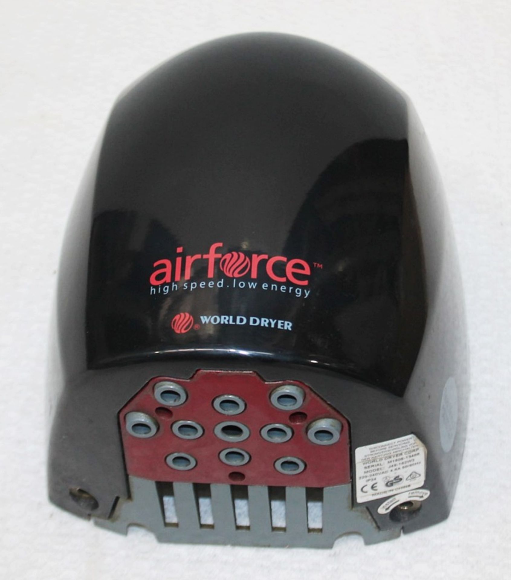 1 x Warner Howard 'Airforce' Commercial Hand Dryer In Black - Original RRP £391.00 - Ref: GEN569 WH2 - Image 4 of 8