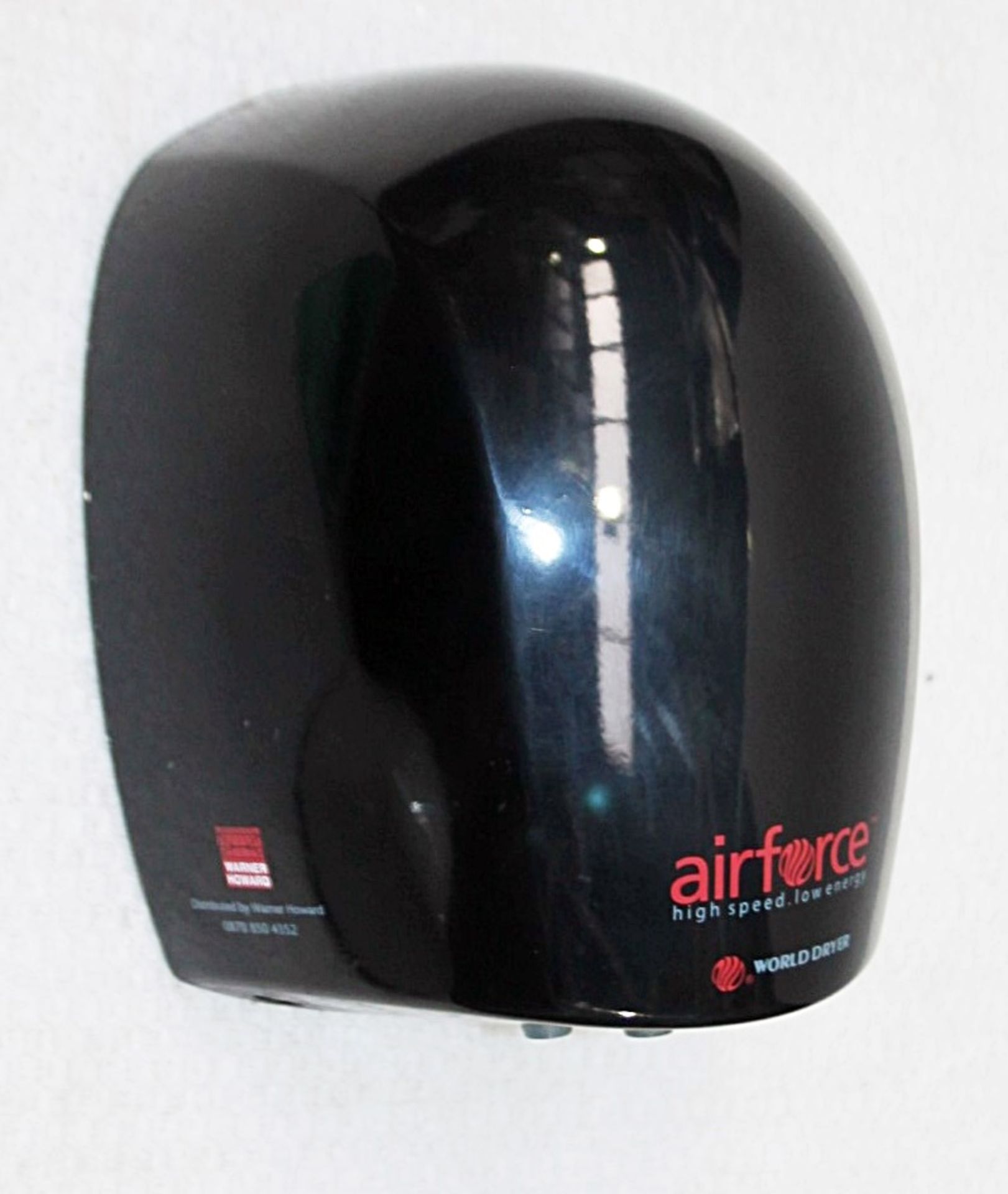 1 x Warner Howard 'Airforce' Commercial Hand Dryer In Black - Original RRP £391.00 - Ref: GEN569 WH2 - Image 5 of 8