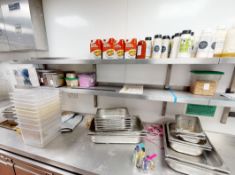 4 x Assorted Commercial Stainless Steel Catering Kitchen Shelving Units - Ref: GEN588 WH2 - CL802 UX