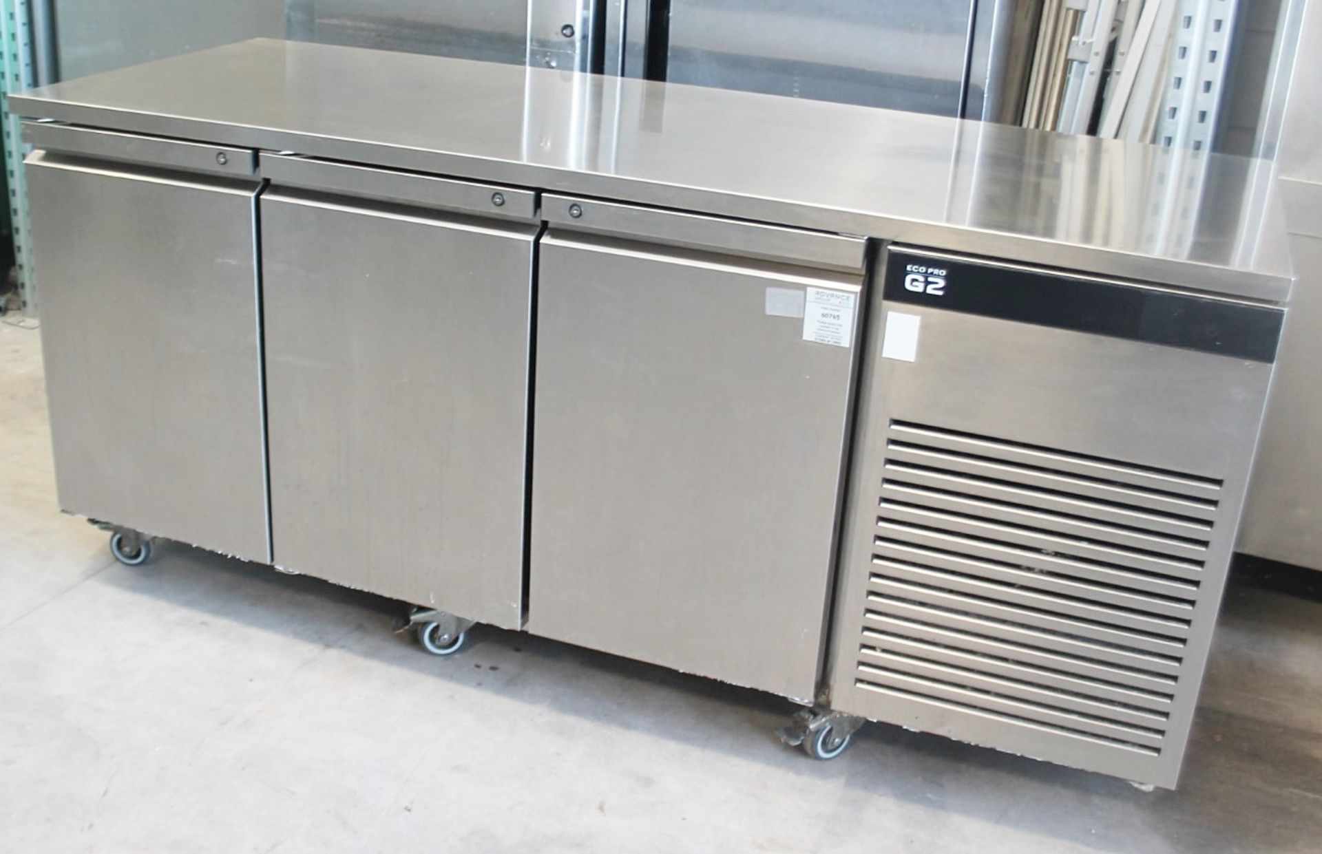 1 x Fosters EcoPro G2 3-Door Commercial Refrigerated Counter - Ref: GEN591 WH2 - CL802 UX - Image 2 of 8