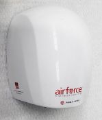 1 x Warner Howard 'Airforce' Commercial Hand Dryer In White - Original RRP £391.00 - Ref: GEN569 WH2