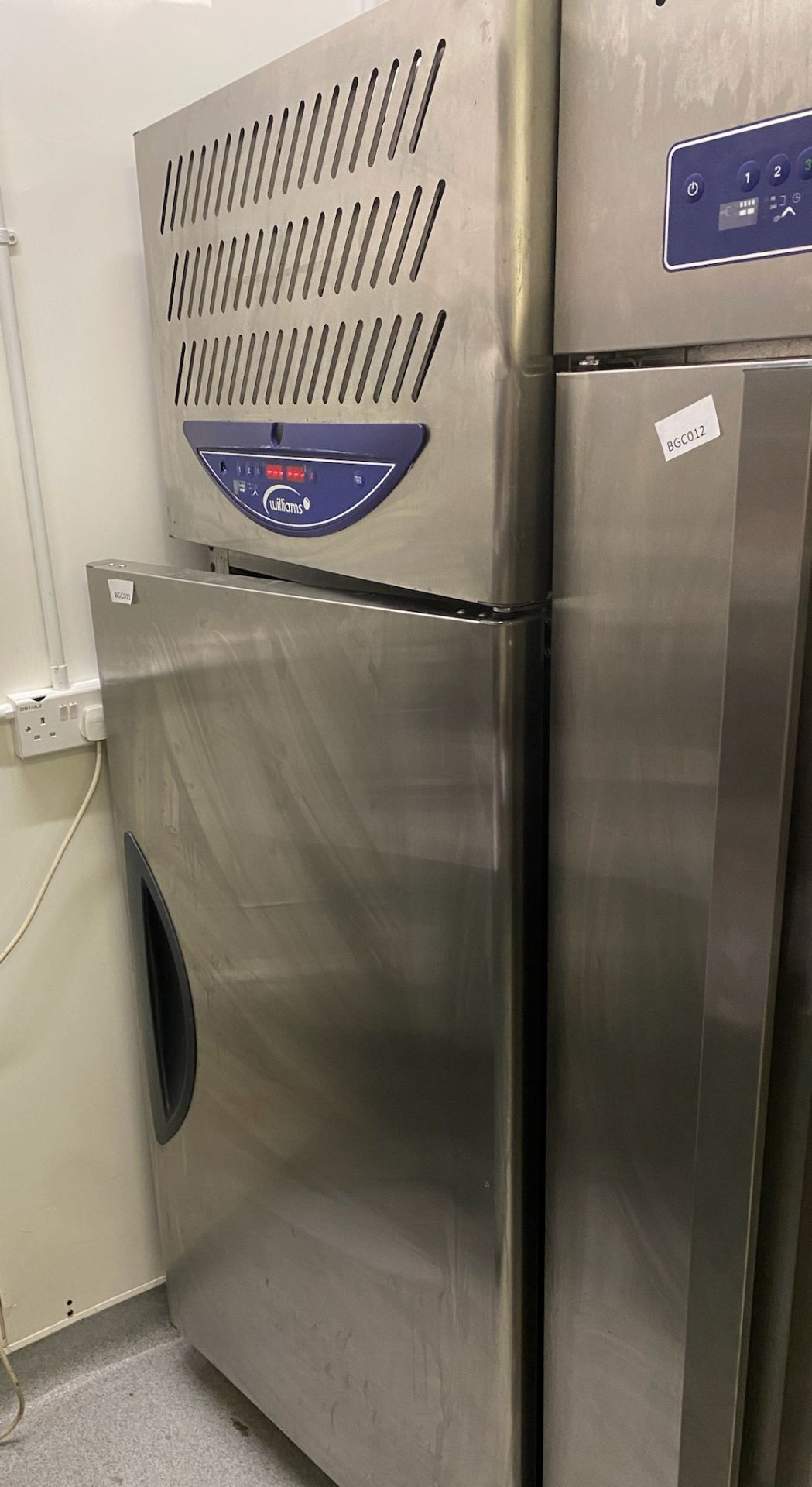 1 x Williams Stainless Steel Reach In Blast Chiller - Ref: BGC011 - CL807 - Covent Garden,