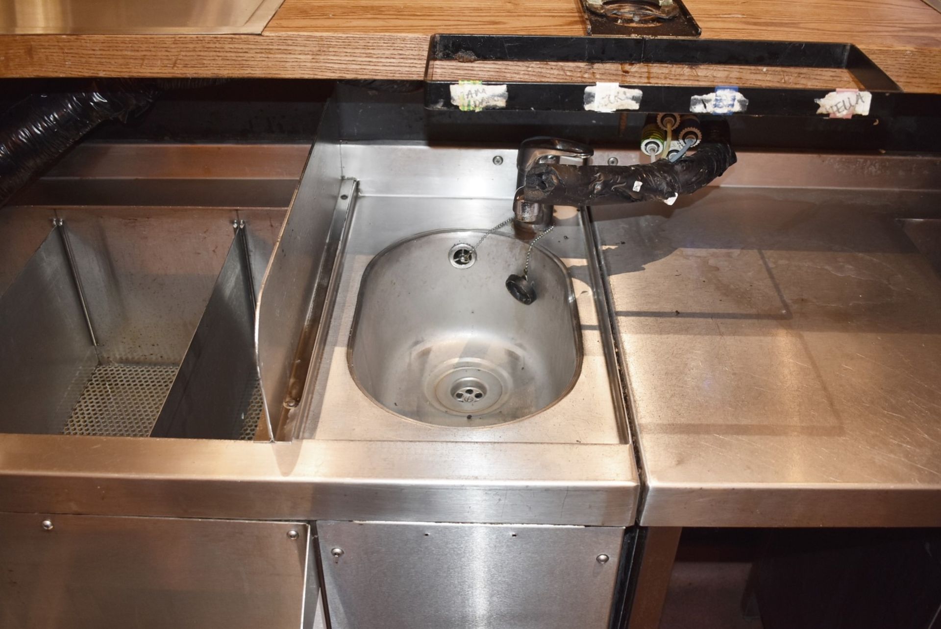 An Installation Of 4 x Commercial Stainless Steel Back-Bar Units - From an Italian-American Diner - Image 6 of 10