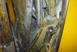 Large Quantity of Thermal Pipe Covering Contents of Two Upright Cabinets - Cabinets Not Included -