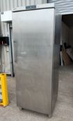 1 x Liebherr Profiline 663l Stainless Steel Upright Forced-air Refrigerator - Model: GKv6460 -