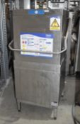 1 x Hobart Passthrough Commercial Dishwasher - Model AMS900-10N - 3 Phase - CL011 - Removed From a
