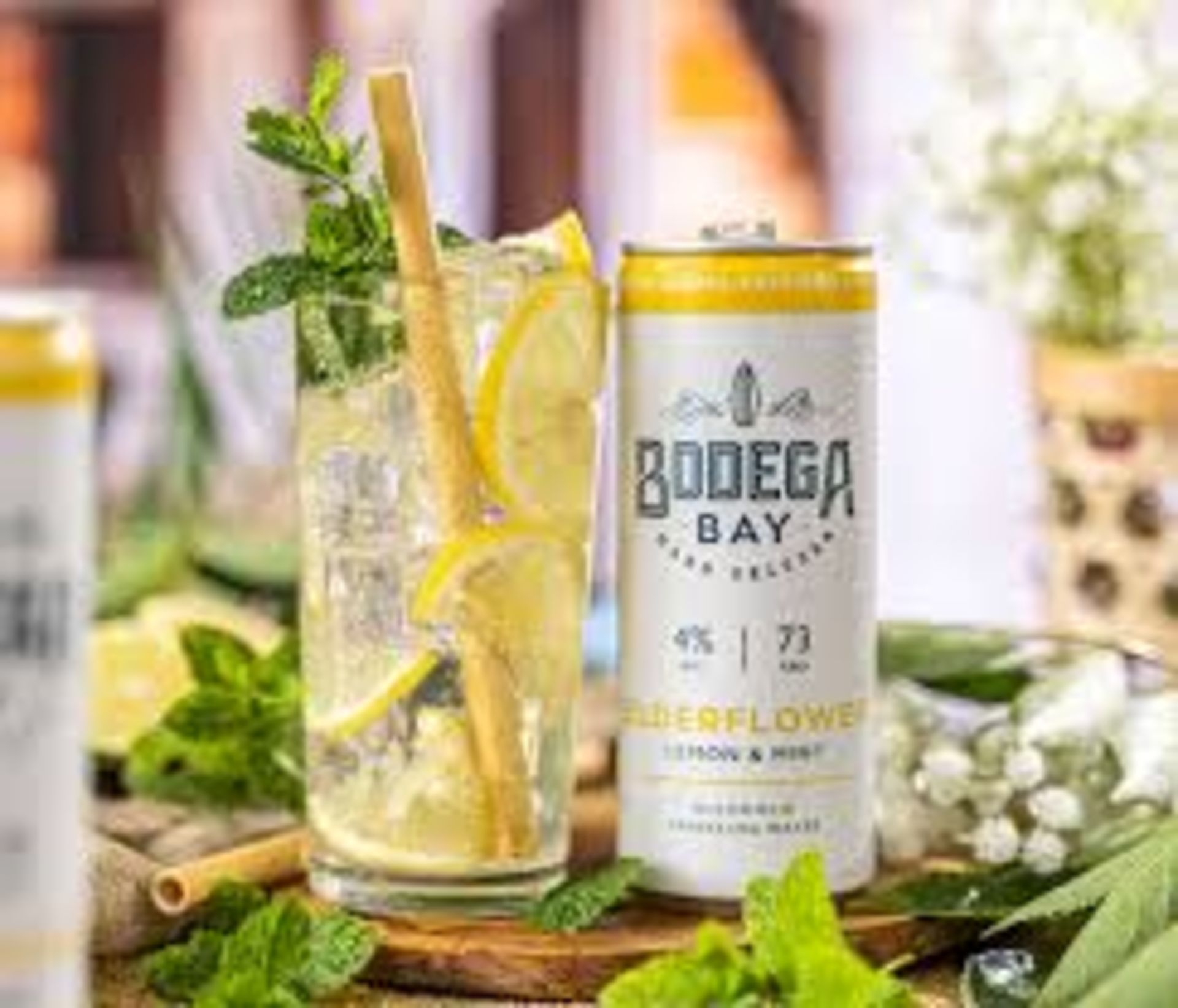 24 x Bodega Bay Hard Seltzer 250ml Alcoholic Sparkling Water Drinks - Elderflower Lemon & Mint - - Image 9 of 9