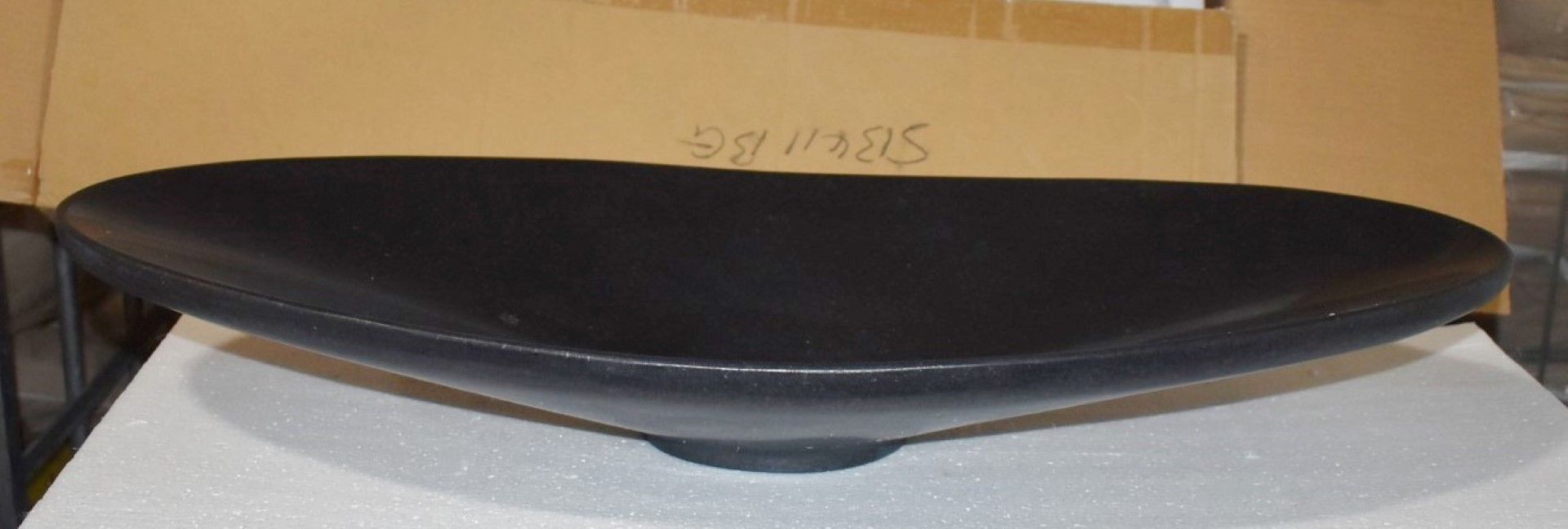 1 x Stonearth 'Cyra' Black Granite Stone Countertop Sink Basin - New Boxed Stock - RRP £620 - - Image 6 of 10