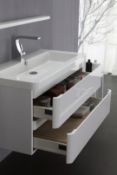 1 x Austin Bathrooms URBAN 60 Wall Mounted Bathroom Vanity Unit With MarbleTECH Basin - RRP £690