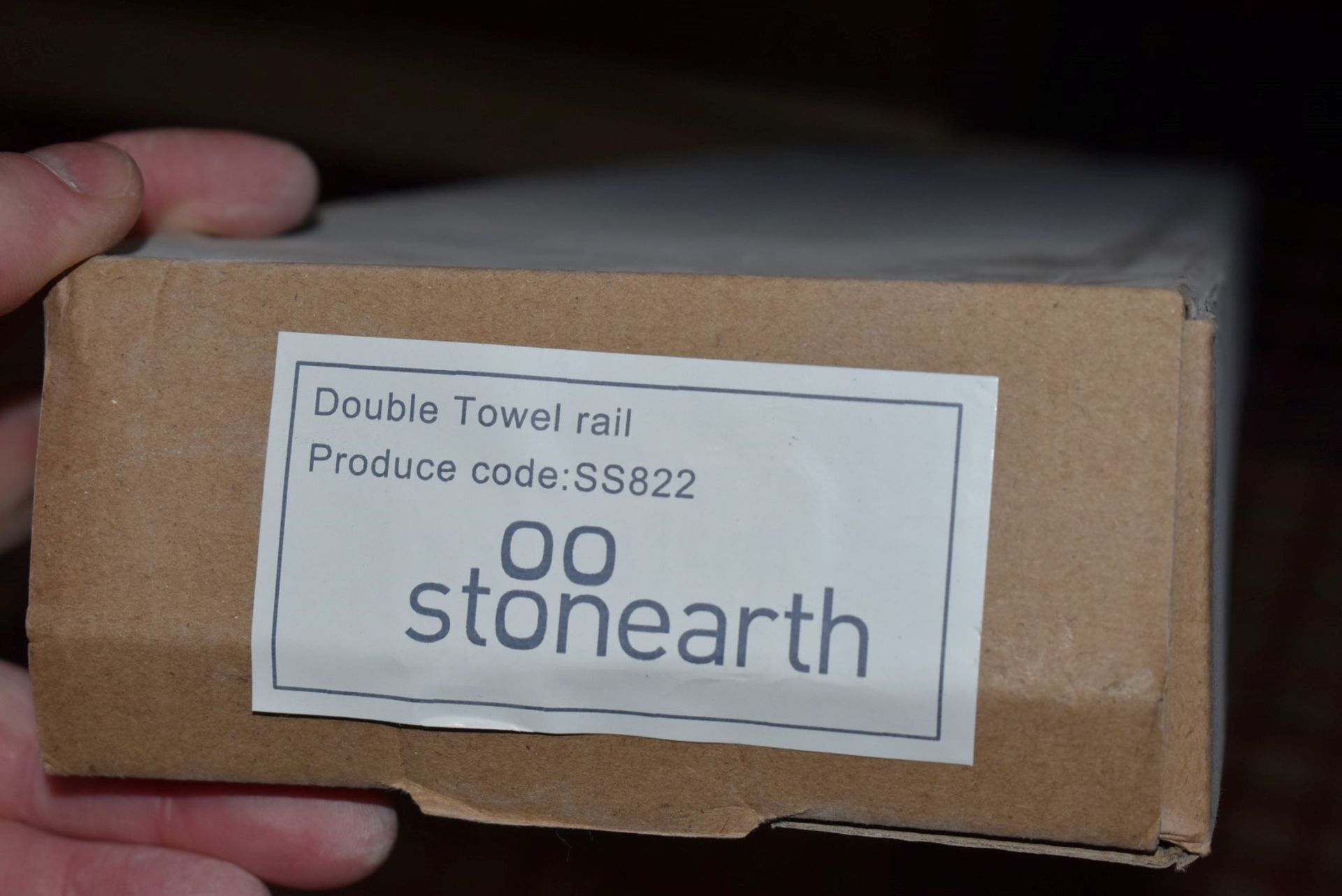 1 x Stonearth Solid Stainless Steel 4 Piece Bathroom Accessory Set - Brand New & Boxed - Image 12 of 12