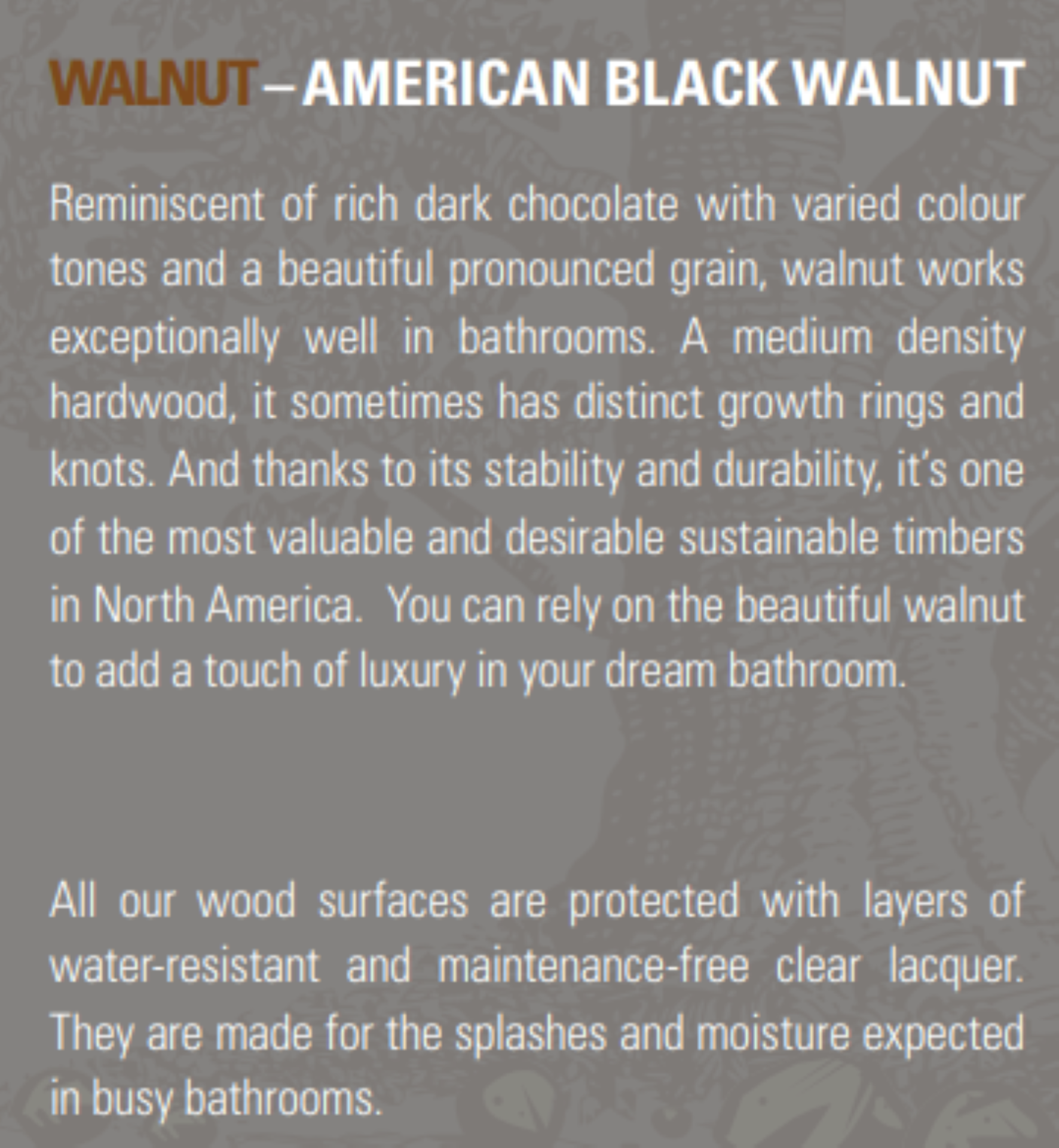 1 x Stonearth 1700mm Bath Panel & End Set - American Solid Walnut - Unused Stock Original RRP £1,152 - Image 6 of 15