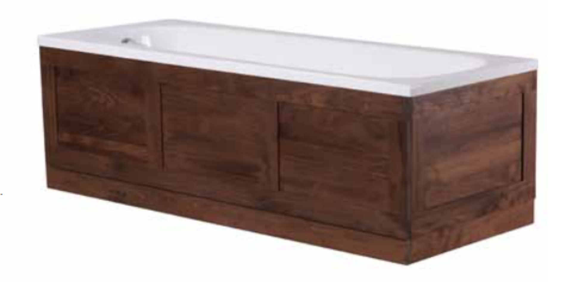 1 x Stonearth 1700mm Bath Front Panel Set - American Solid Walnut - Unused Stock - Original RRP £798 - Image 7 of 9