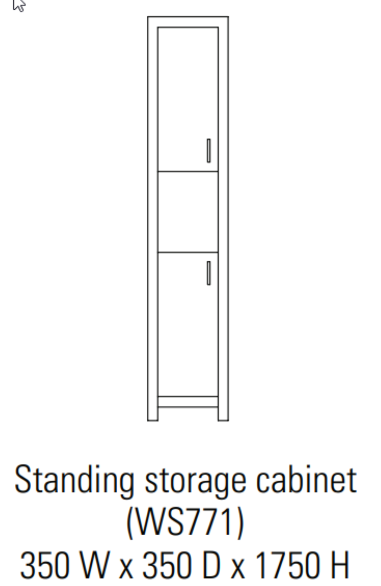 1 x Stonearth Freestanding Tallboy Bathroom Storage Cabinet - American Solid Walnut - RRP £996! - Image 4 of 14