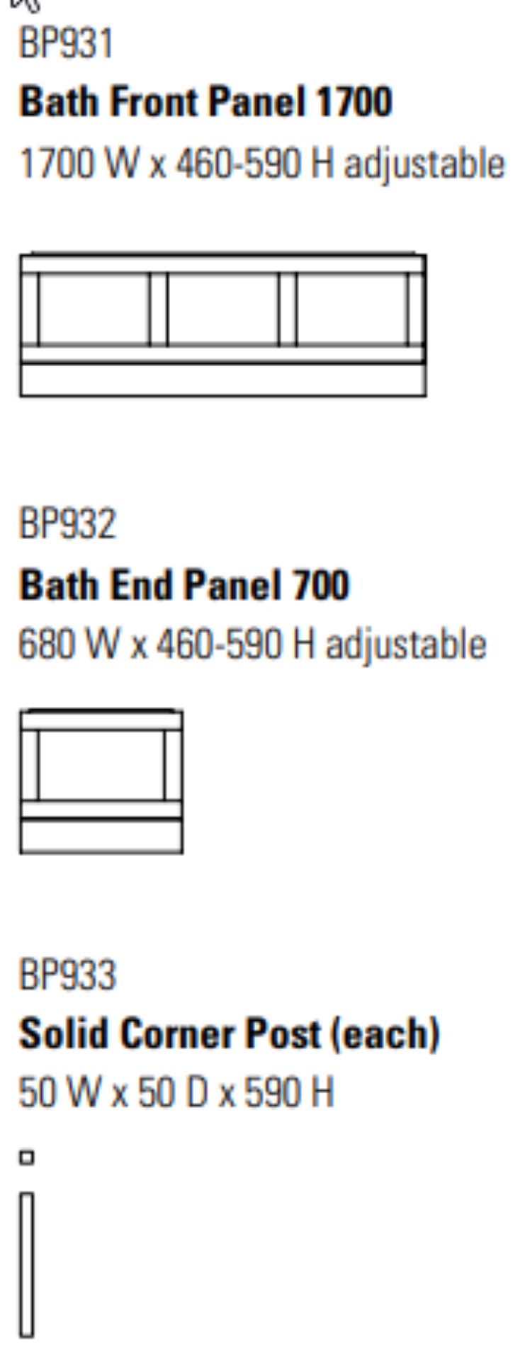 1 x Stonearth 1700mm Bath Panel & End Set - American Solid Walnut - Unused Stock Original RRP £1,152 - Image 11 of 15