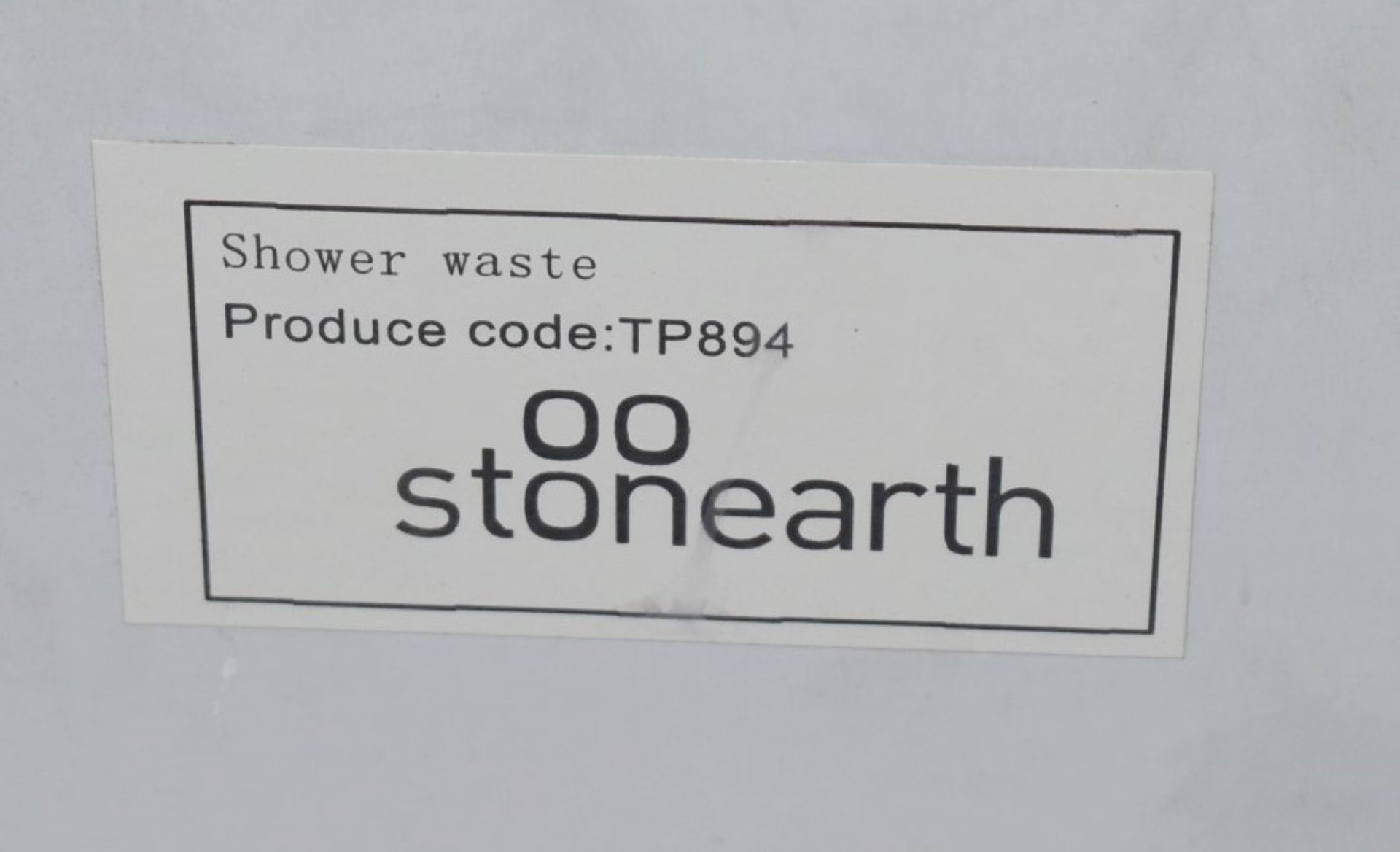 1 x Stonearth 90mm Shower Waste Kit With Stainless Steel Cover - Brand New & Boxed - RRP £99 - - Image 2 of 4