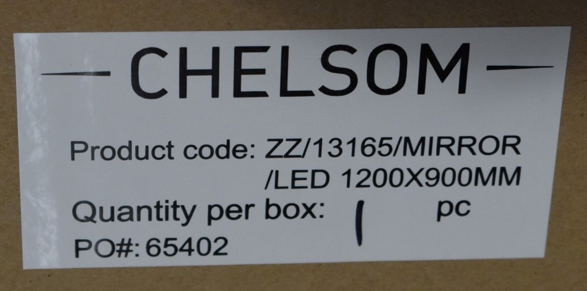 1 x Chelsom Large Illuminated LED Bathroom Mirror With Demister - Brand New Stock - As Used in Major - Image 2 of 13