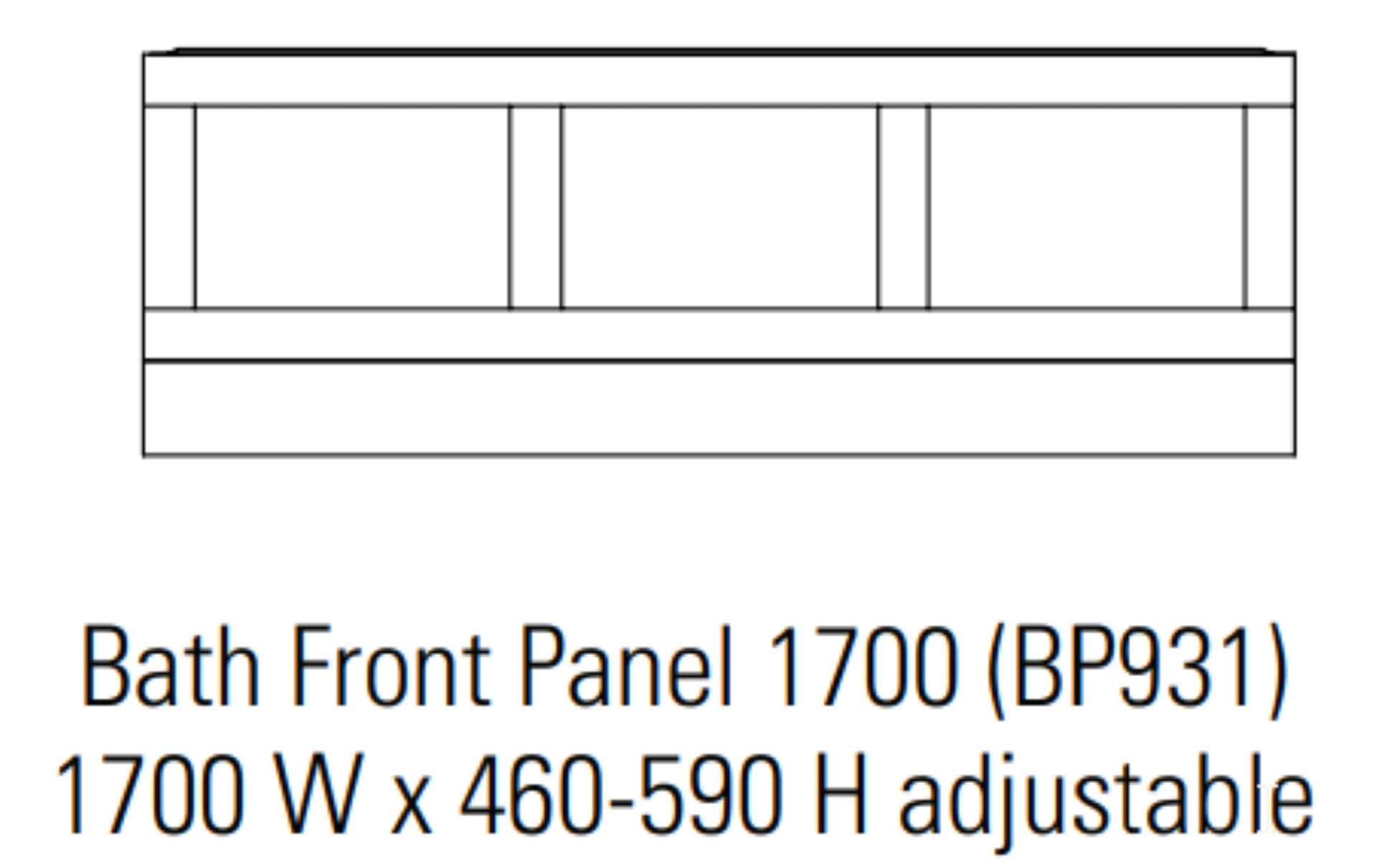 1 x Stonearth 1700mm Bath Panel & End Set - American Solid Walnut - Unused Stock Original RRP £1,152 - Image 3 of 15
