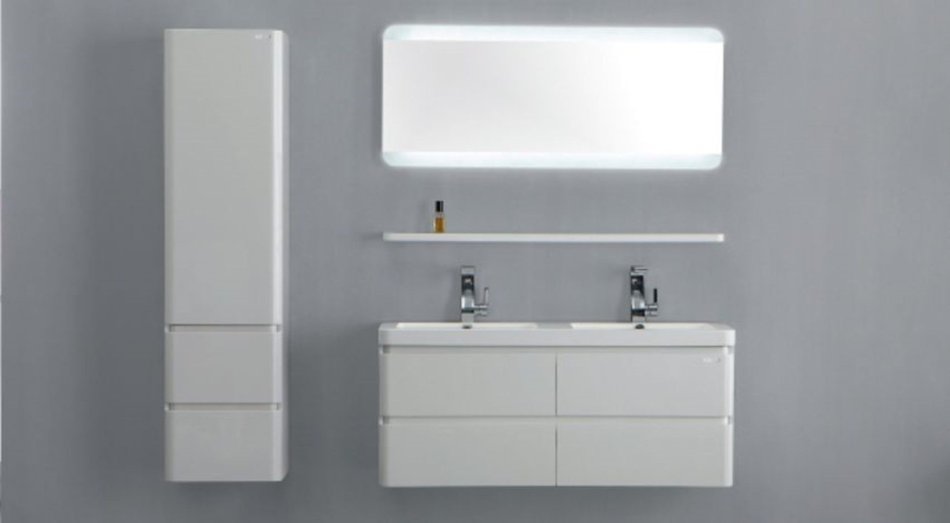1 x Austin Bathrooms EDGE Backlit 1200mm Illuminated Wall Mirror With No Touch Sensors, Rounds Edges - Image 3 of 3
