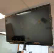1 x Large Toshiba Flat Screen Television With Ceiling Mount - Ref: 1 x AC013 - Location: Site 1,