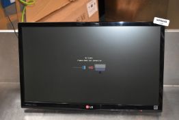 1 x LG 22 Inch LED Computer Monitor - Model 22EA53 - Includes PSU - Ref: MPC840 - CL678 -