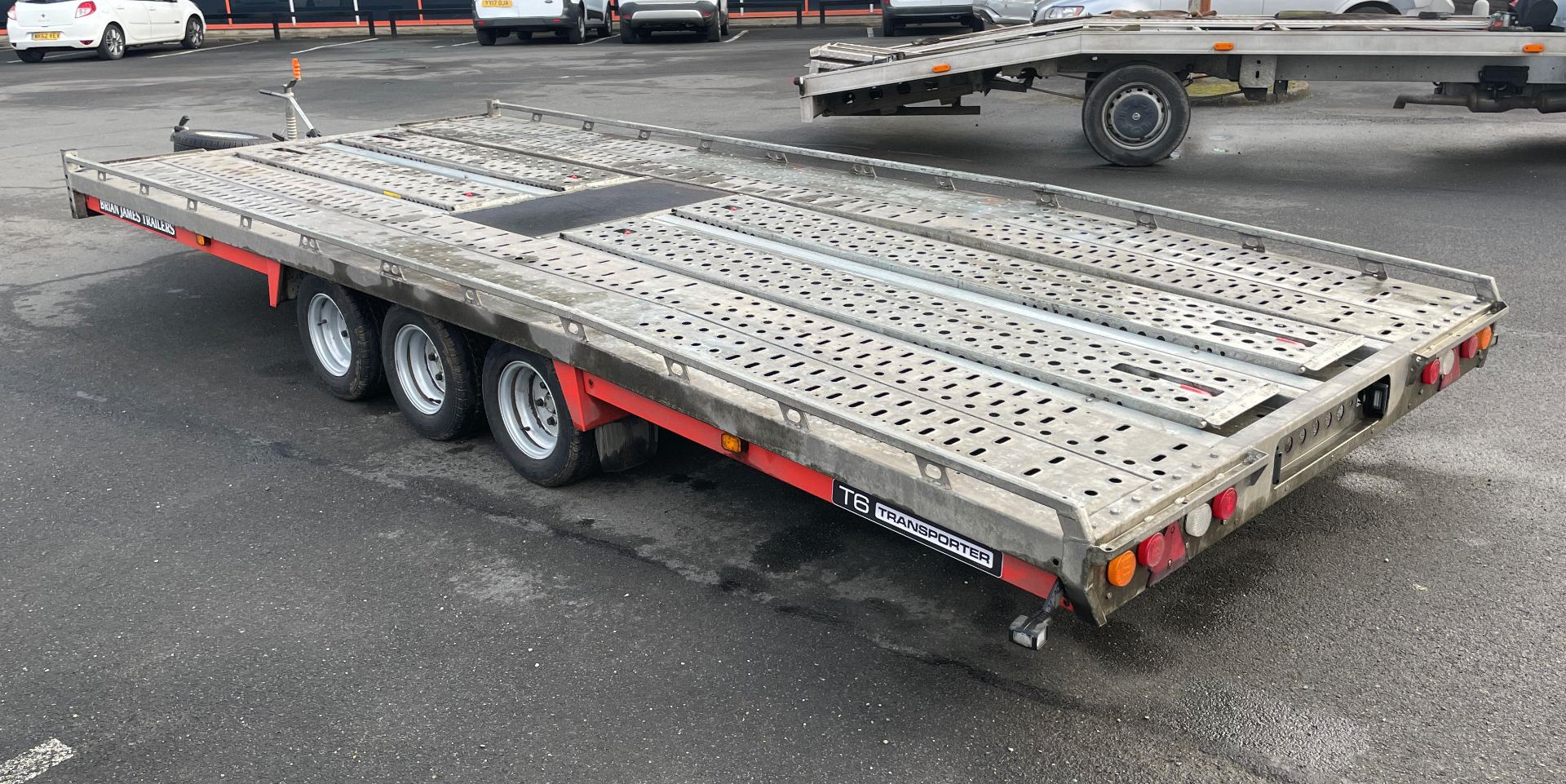 October 2021 Brian James T6 Trailer With Crossover Ramps - Image 8 of 10