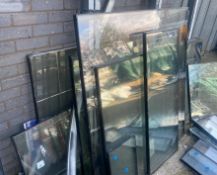 Quantity of Glass, UPVC Window Frames, and Complete Double Glazing Units - Please See