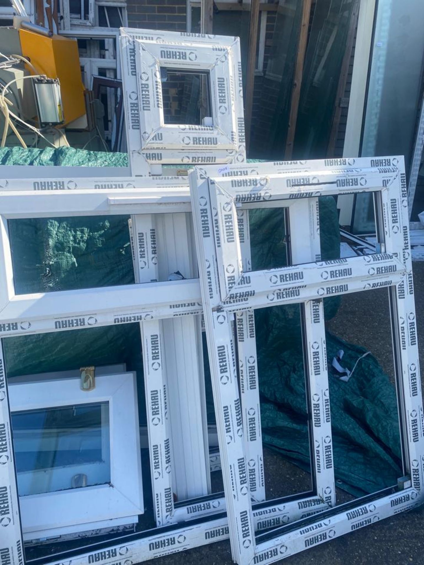 Quantity of Glass, UPVC Window Frames - Please See Photographs - Various Types and Sizes - Image 4 of 4