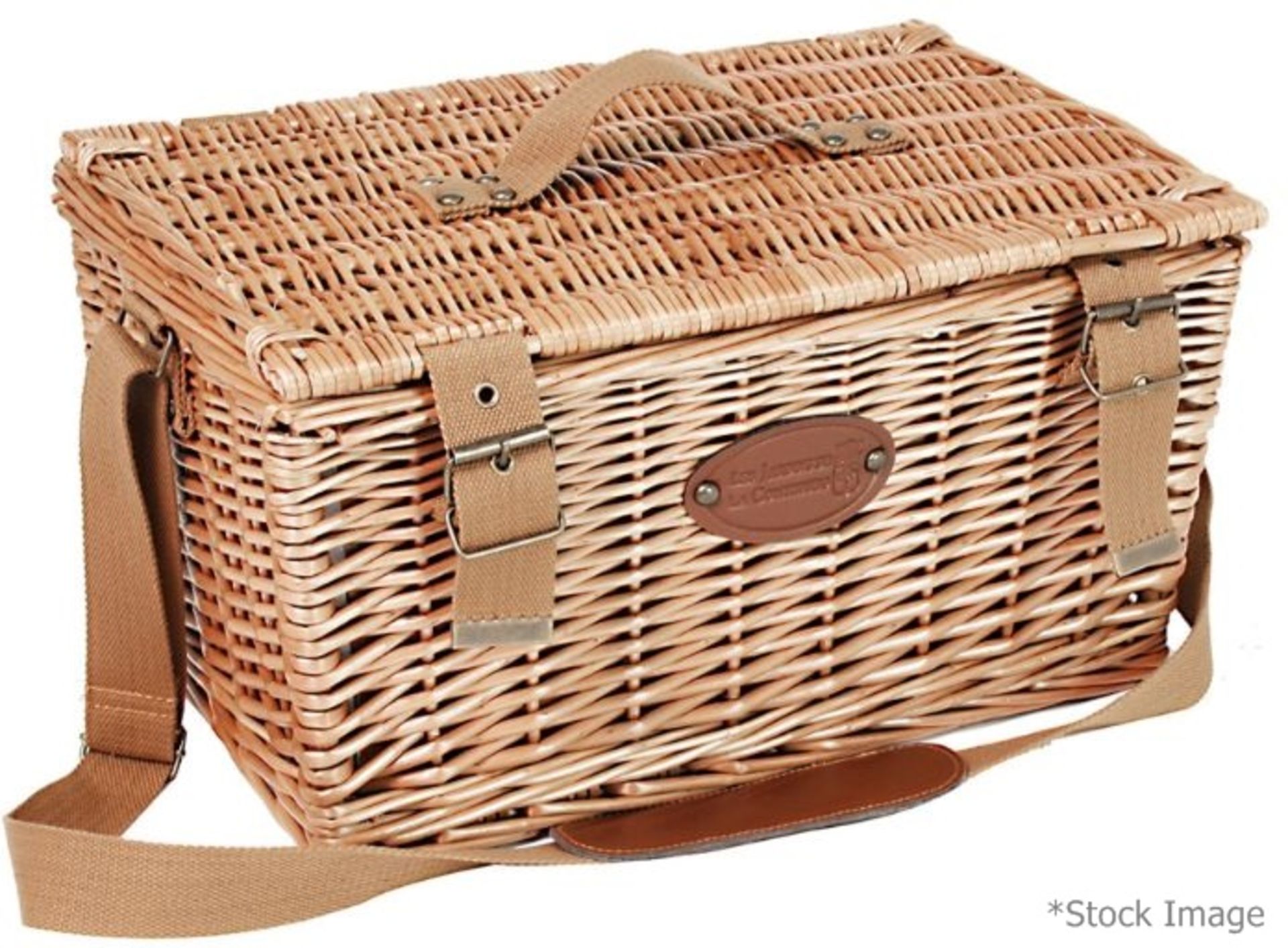 1 x LES JARDINS DE LA COMTESSE 'Concorde' Picnic Basket - New/Unused Stock - Ref: HAS416/FEB22/WH2/ - Image 2 of 20