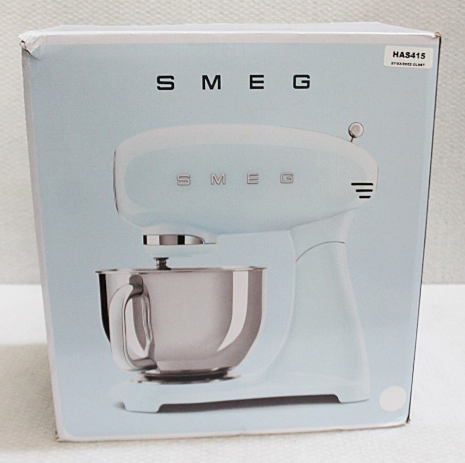 1 x SMEG 50'S Style Stand Mixer In White (4.8L) - Original Price £499.00 - Unused Boxed Stock - Image 5 of 21