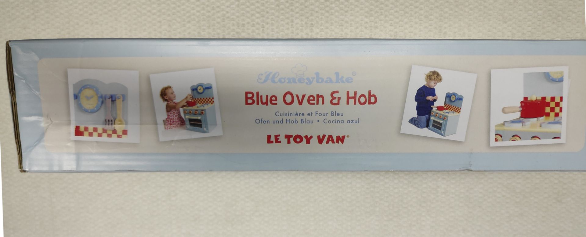 1 x Le Toy Van Honeybake Childrens Wooden Blue Oven & Hob - New/Boxed - Image 7 of 7