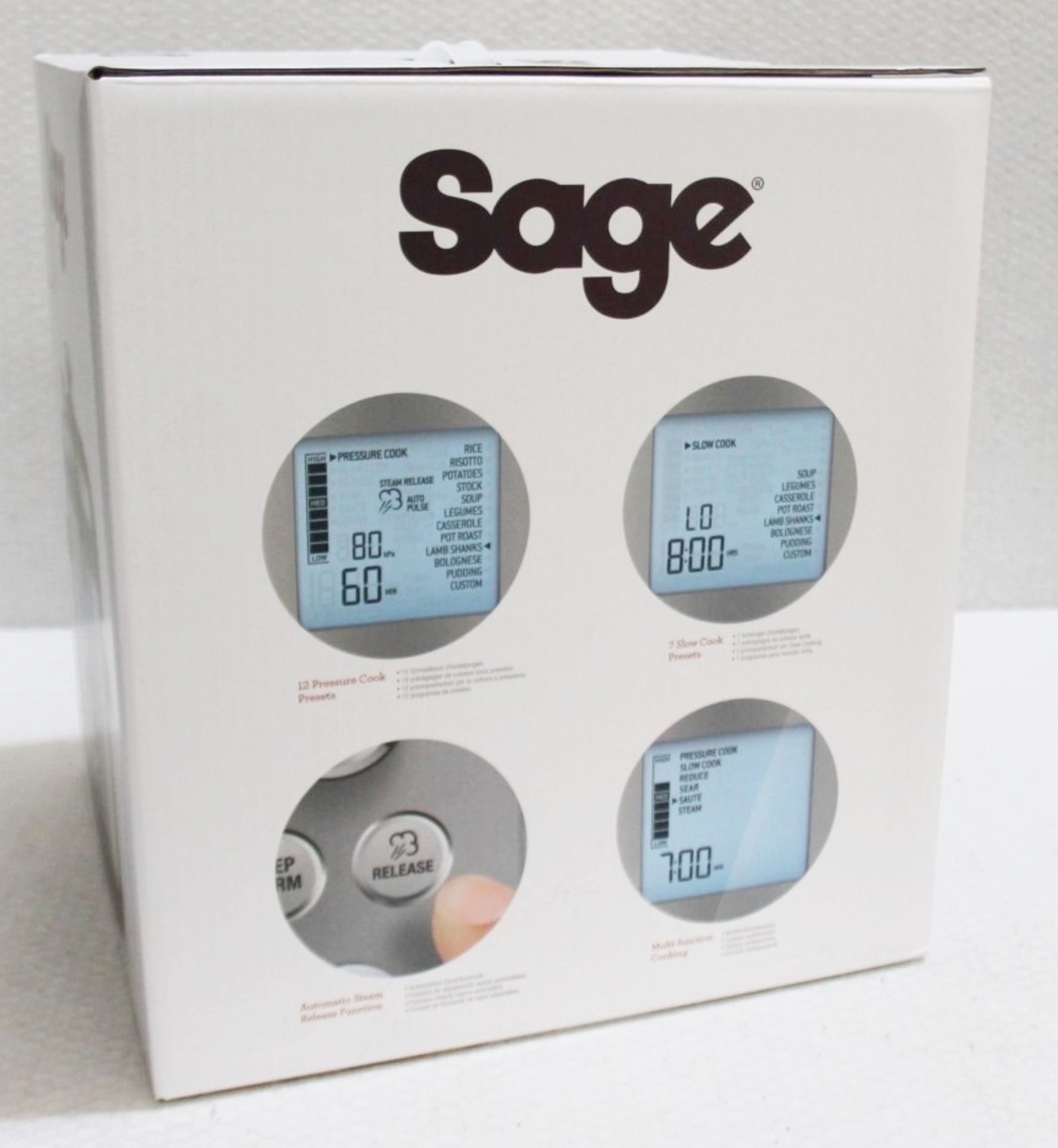 1 x SAGE 'The Fast Slow Pro' Multi Cooker (6L) - Original Price £199.96 - Unused Boxed Stock - - Image 4 of 23