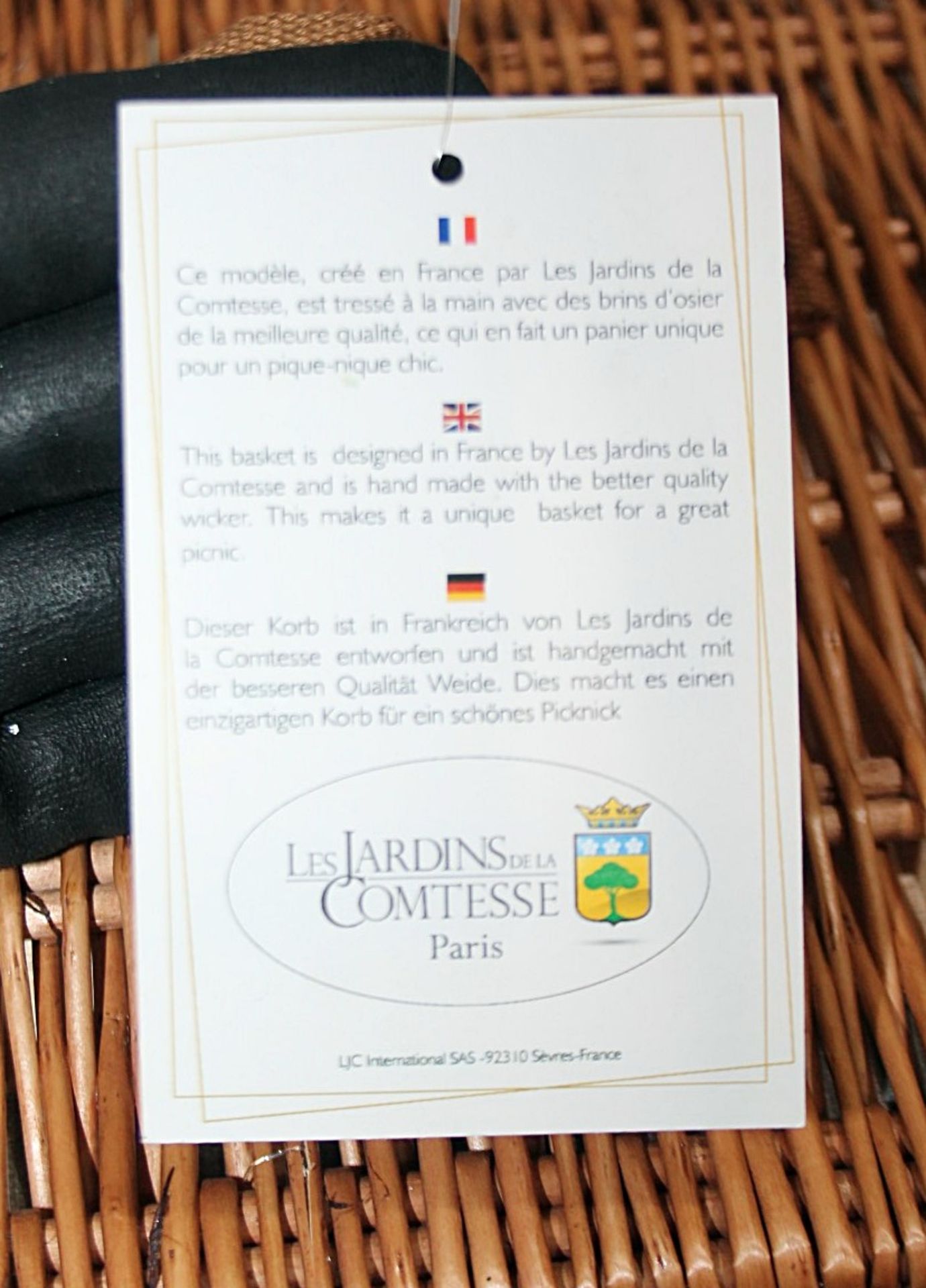 1 x LES JARDINS DE LA COMTESSE 'Concorde' Picnic Basket - New/Unused Stock - Ref: HAS416/FEB22/WH2/ - Image 8 of 20