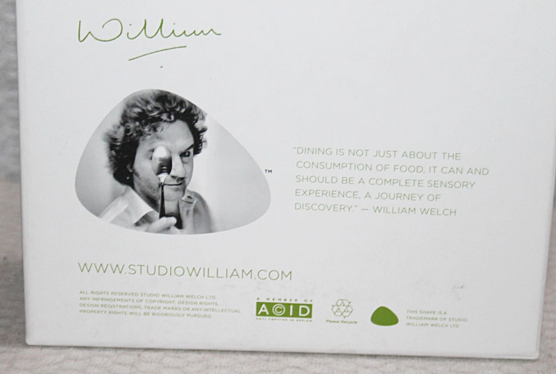 1 x STUDIO WILLIAM 'Tilia Obsidian' 56-Piece Cutlery Set - Original Price £930.00 - Unused Boxed - Image 9 of 11