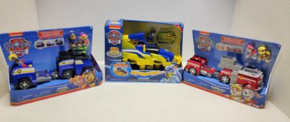 3 x Paw Patrol Large Vehicles - New/Boxed - HTYS165 - CL987 - Location: Altrincham WA14Condi