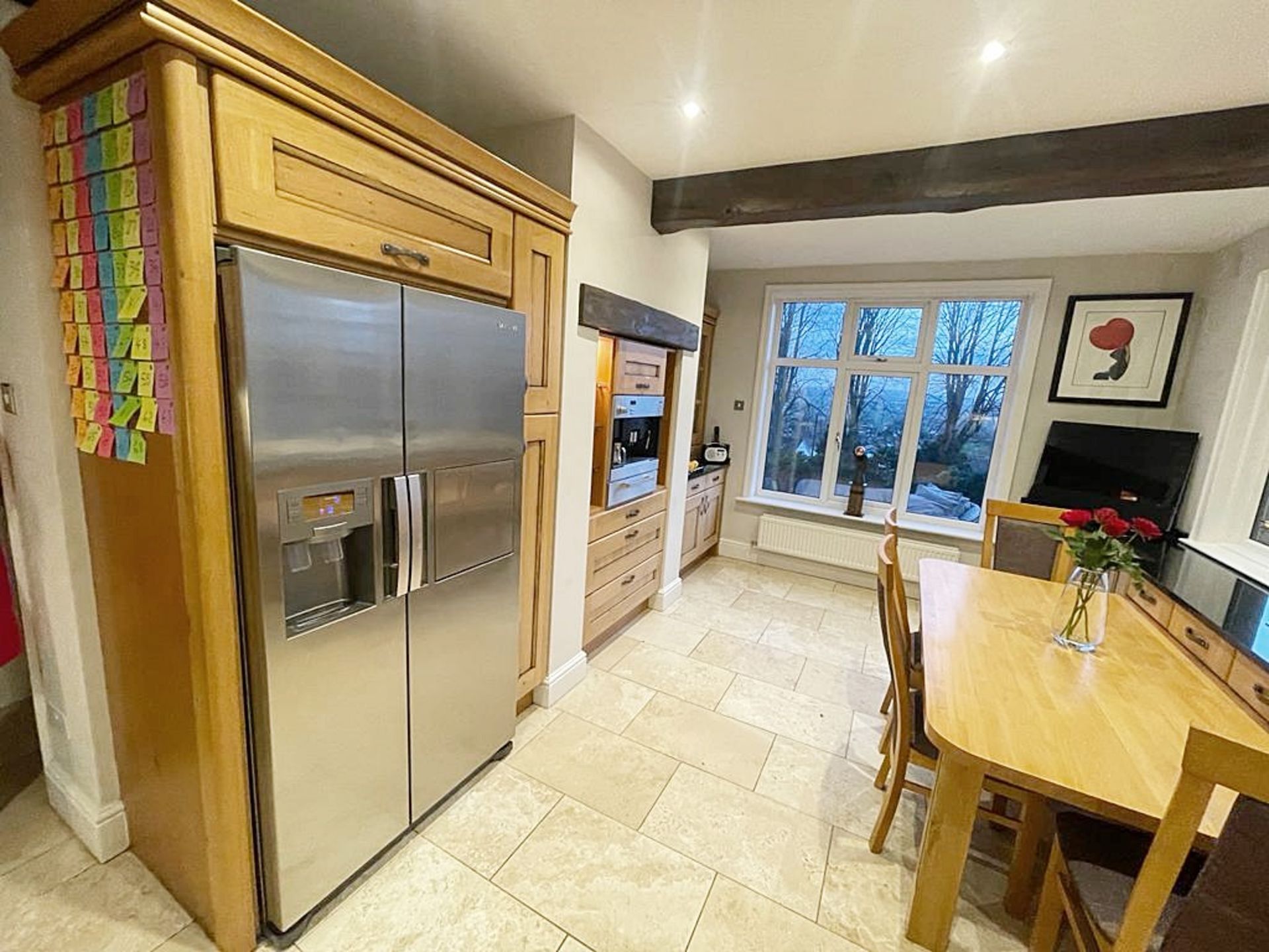 1 x Bespoke Solid Oak Kitchen With Black Granite Worktops, Island, Utility Room Units & Dining Table - Image 60 of 70