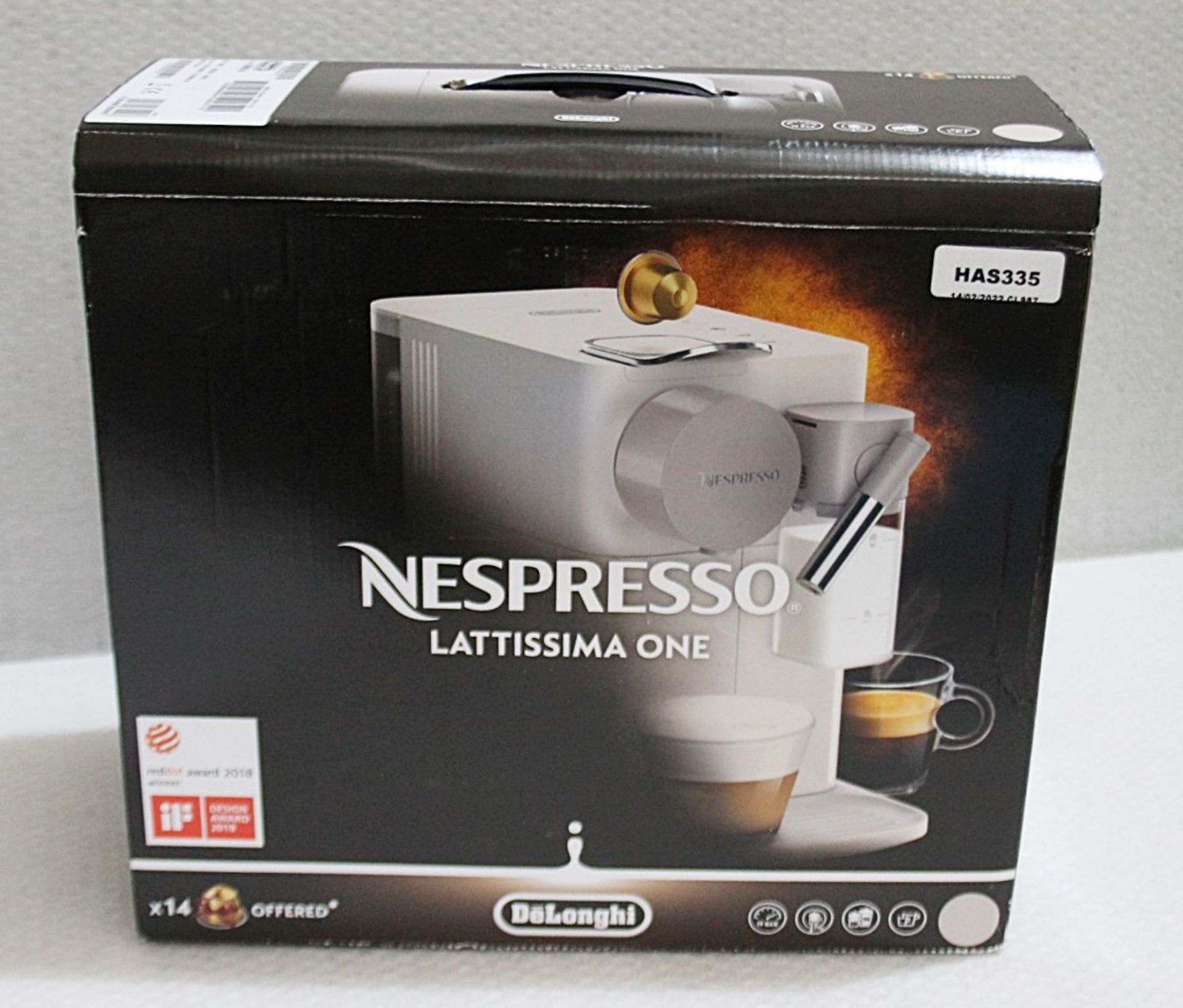1 x DeLonghi Lattissima One Nespresso Coffee Machine - Original Price £258.00 - Boxed - Image 2 of 18