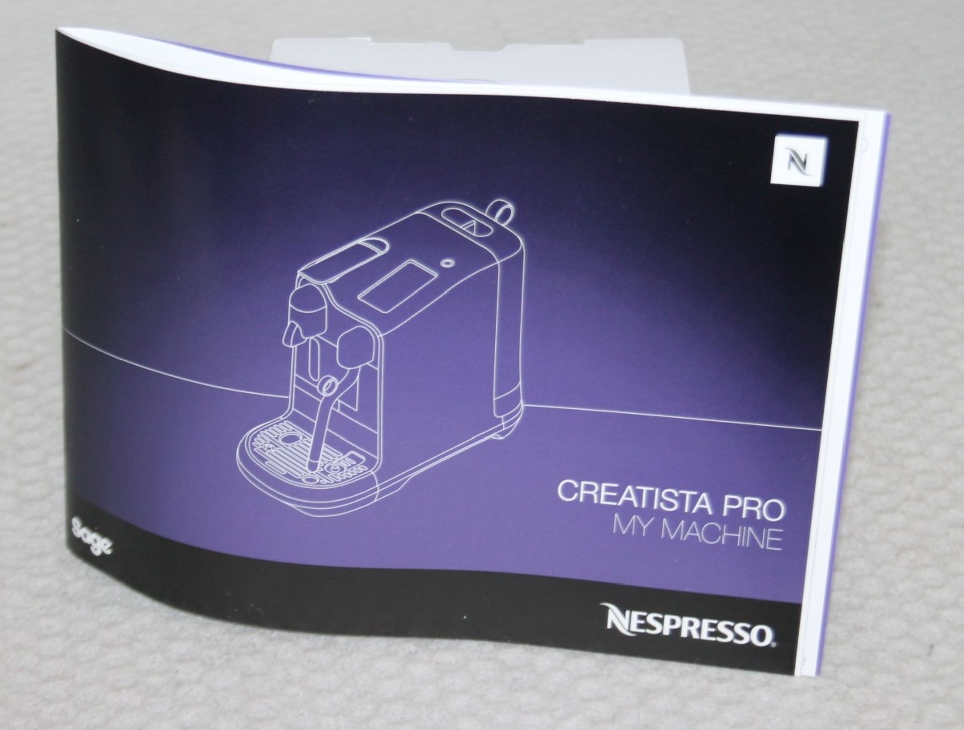 1 x SAGE Nespresso 'Creatista Pro' Automatic Coffee Machine - Original Price £679.95 - Image 11 of 23