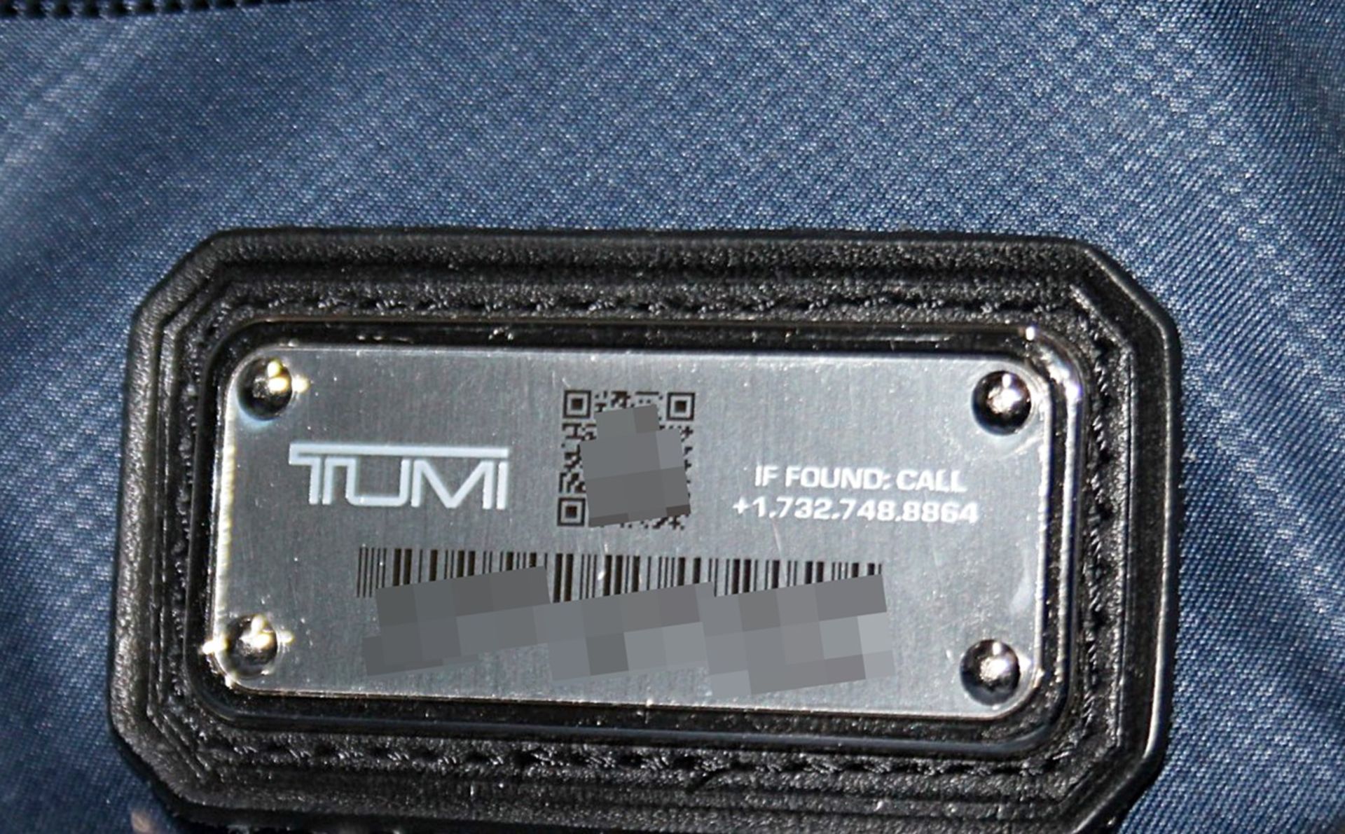 1 x TUMI Luxury Leather Slim Brief Case With Strap In A Taupe / Gunmetal Grey - Original Price £745 - Image 9 of 14