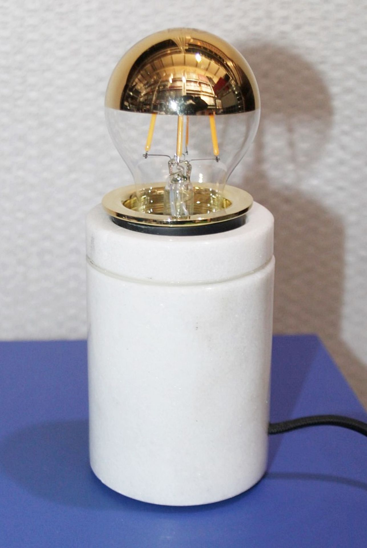 1 x Tom Dixon Designer 'Stone' Table Lamp In Marble - Dimensions: Size: ø14x17.6cm - Original - Image 41 of 54