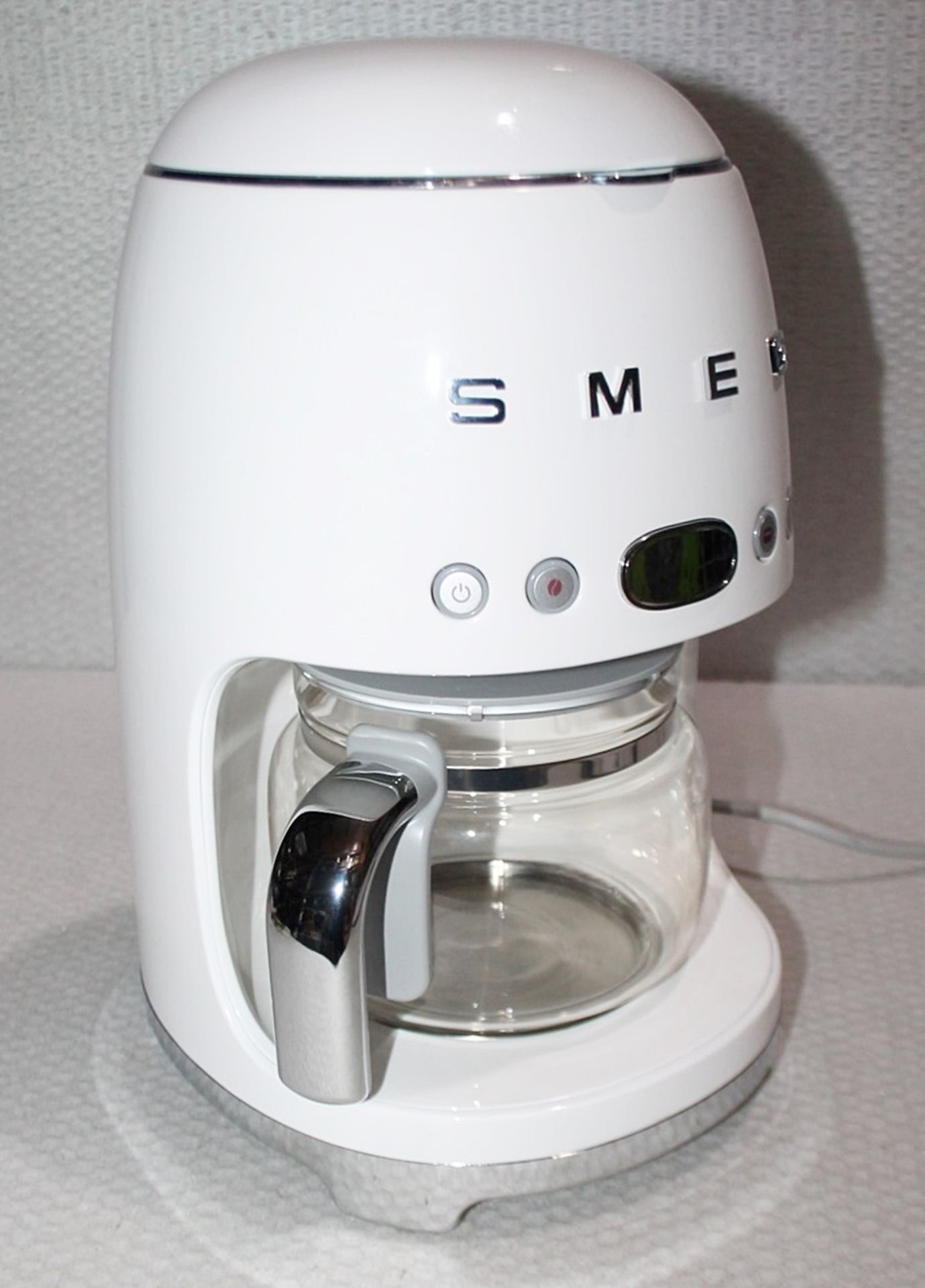 1 x SMEG Drip Coffee Machine In White - Original Price £199.95 - Ex-Display Item - Ref: HAS412/ - Image 6 of 12