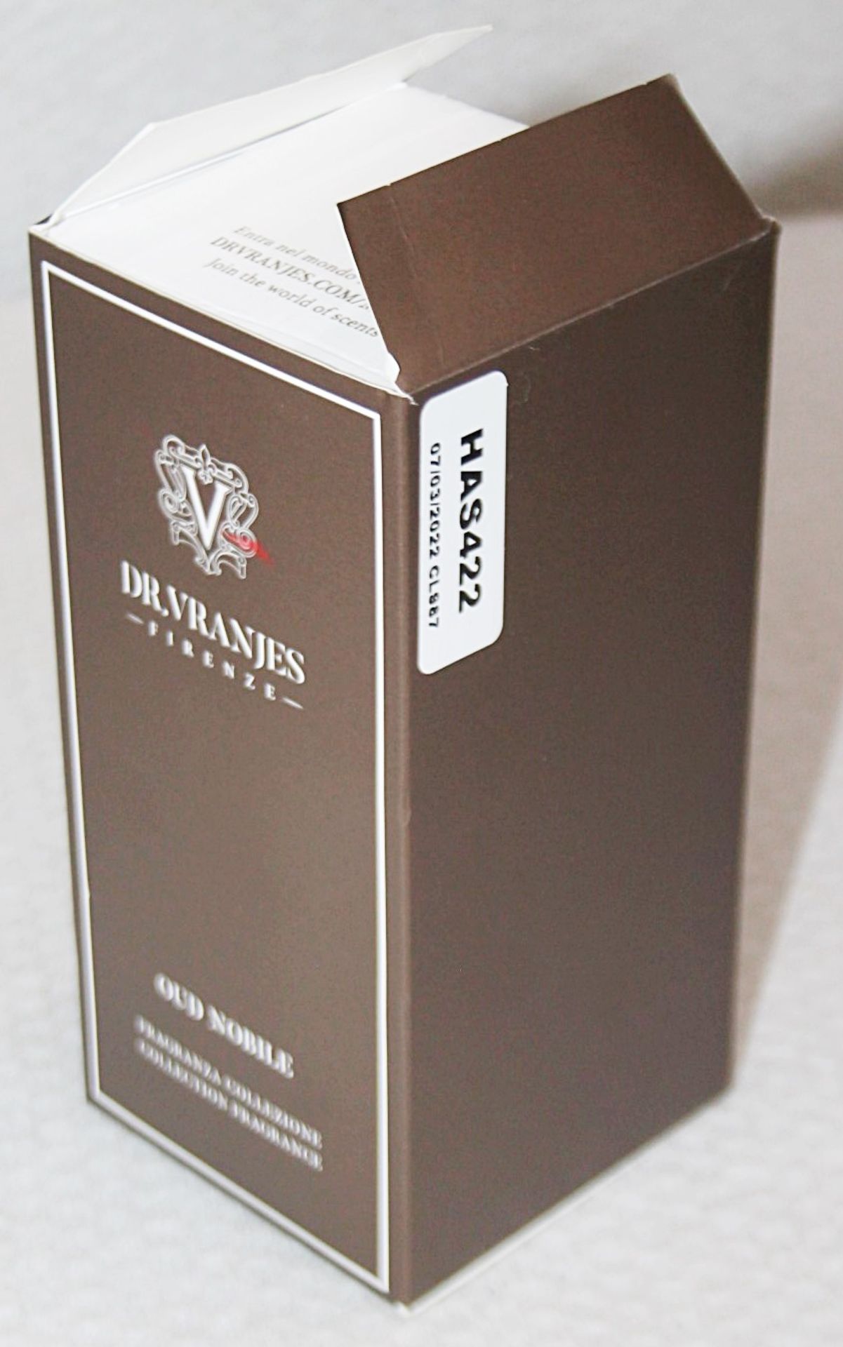 1 x DR. VRANJES FIRENZE Oud Nobile Diffuser Fragrance (500ml) - Original Price £92.95 - Image 5 of 7