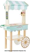 1 x Le Toy Van Wooden Ice Cream & Treats Trolley - New/Boxed