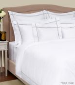 1 x YVES DELORME 'Athena' Luxury Egypian Cotton Kingsize Pillowcase  - 500 Thread Count