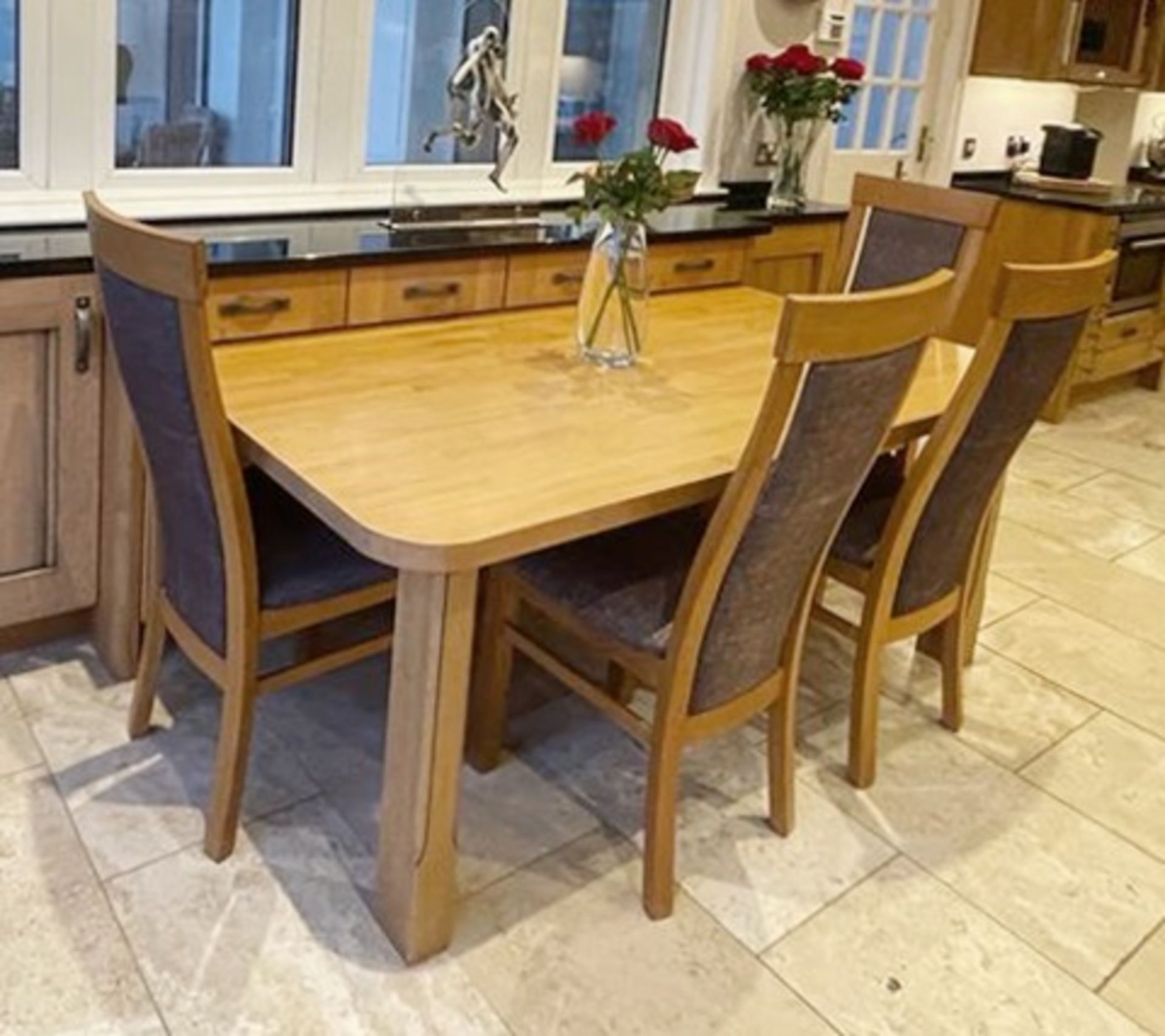 1 x Bespoke Solid Oak Kitchen With Black Granite Worktops, Island, Utility Room Units & Dining Table - Image 61 of 70