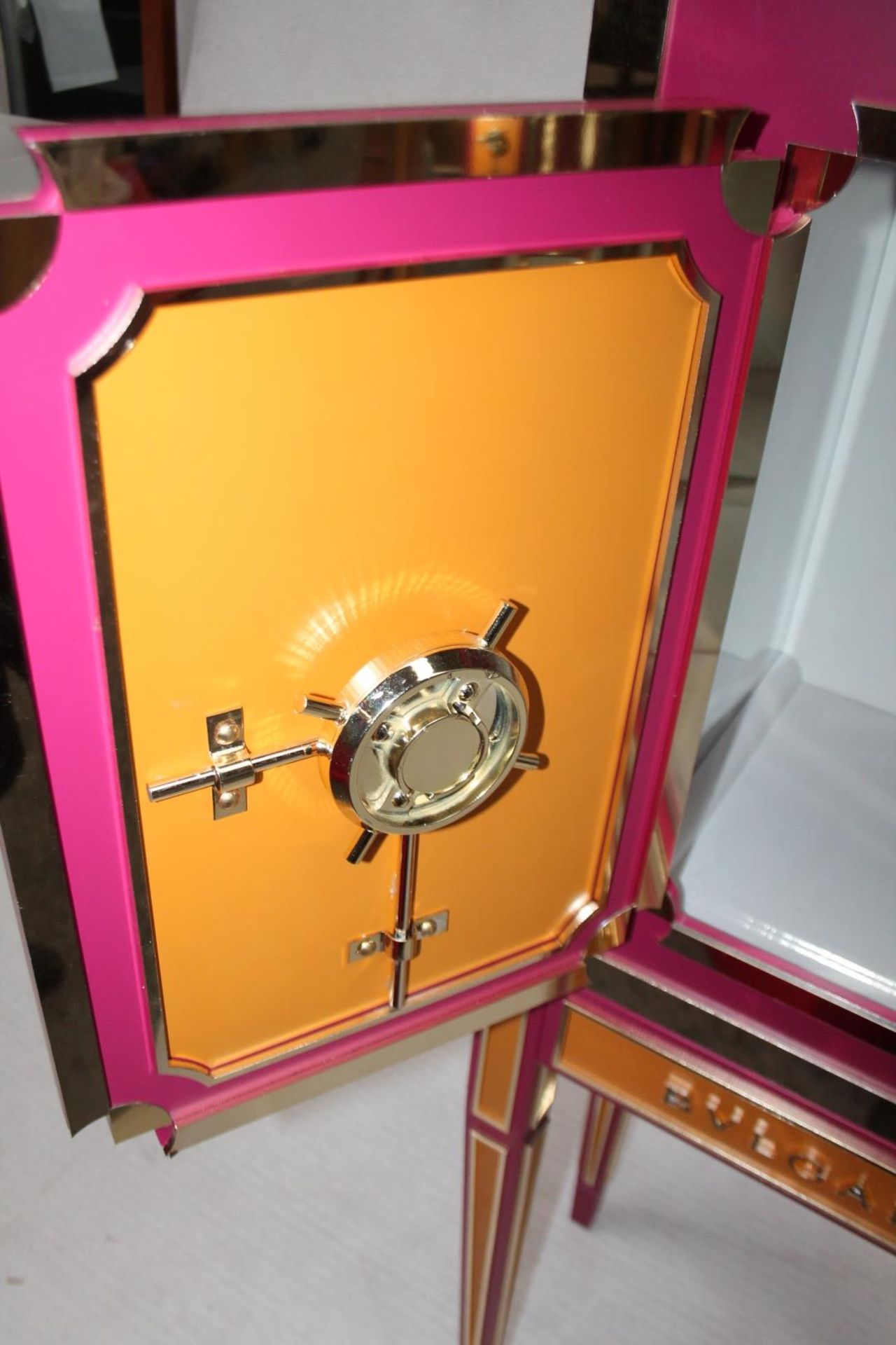 2 x Specially Commissioned Bank Vault Safe-style Illuminated Shop Display Dummy Props - Image 12 of 17