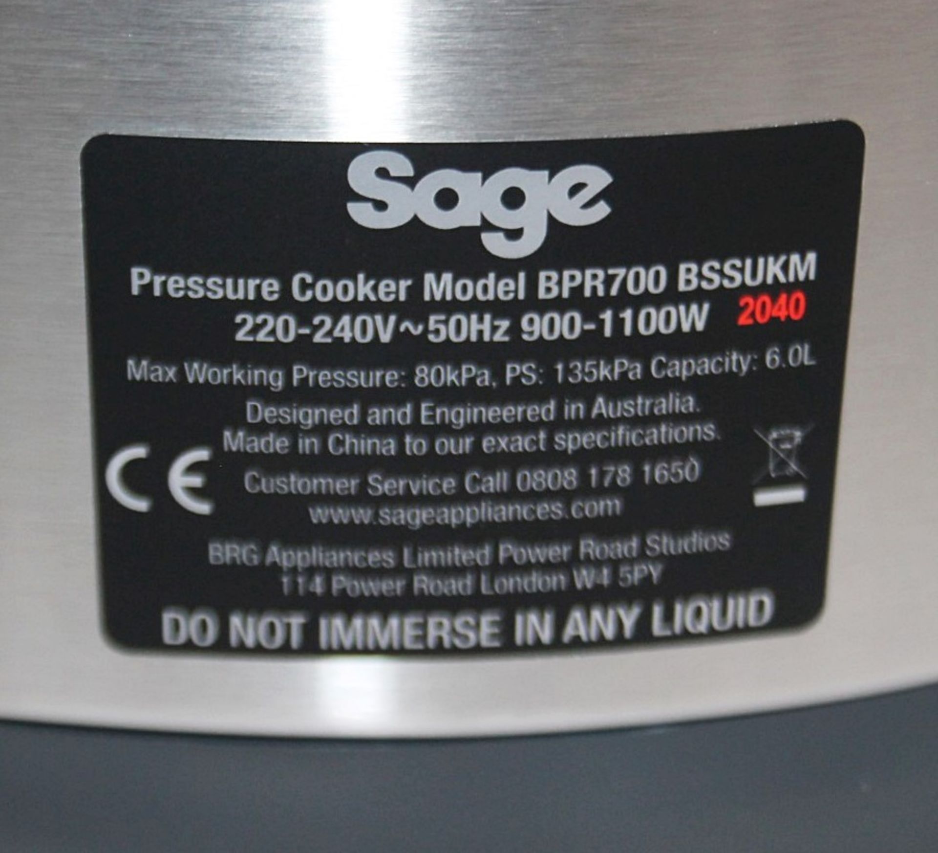 1 x SAGE 'The Fast Slow Pro' Multi Cooker (6L) - Original Price £199.96 - Unused Boxed Stock - - Image 12 of 23